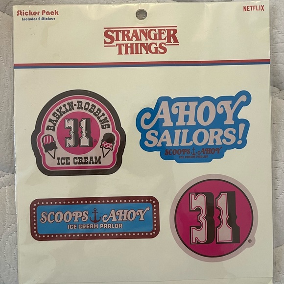 Stranger Things Funko Pop and Basking Robbins Stickers COMBO ONLY FOR $40!! - Picture 10 of 11